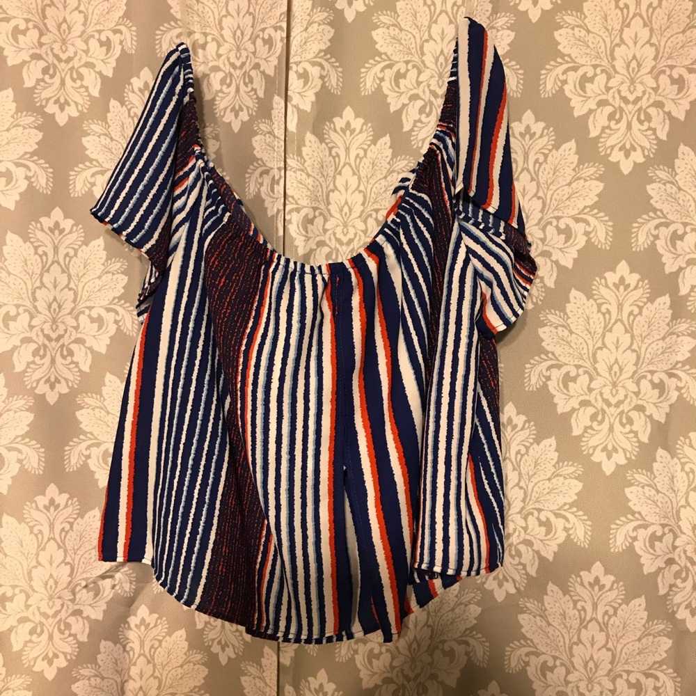 Red white and blue shirt